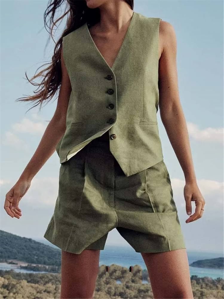 トップス unfil linen vest 5 XL BEAMS JAPAN shorts unfil linen vest 5 XL BEAMS JAPAN shorts